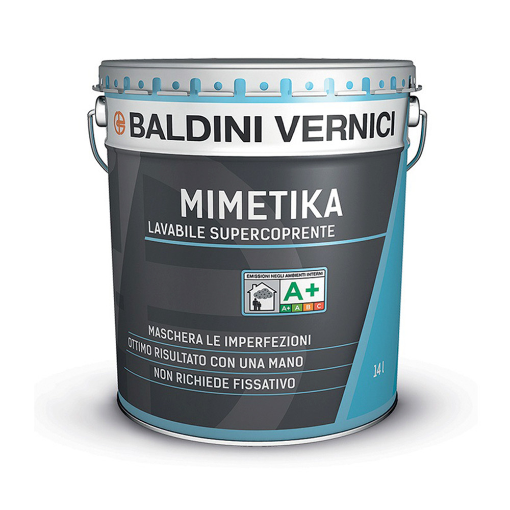 Baldini Mimetika A+ bianco pittura lavabile supercoprente