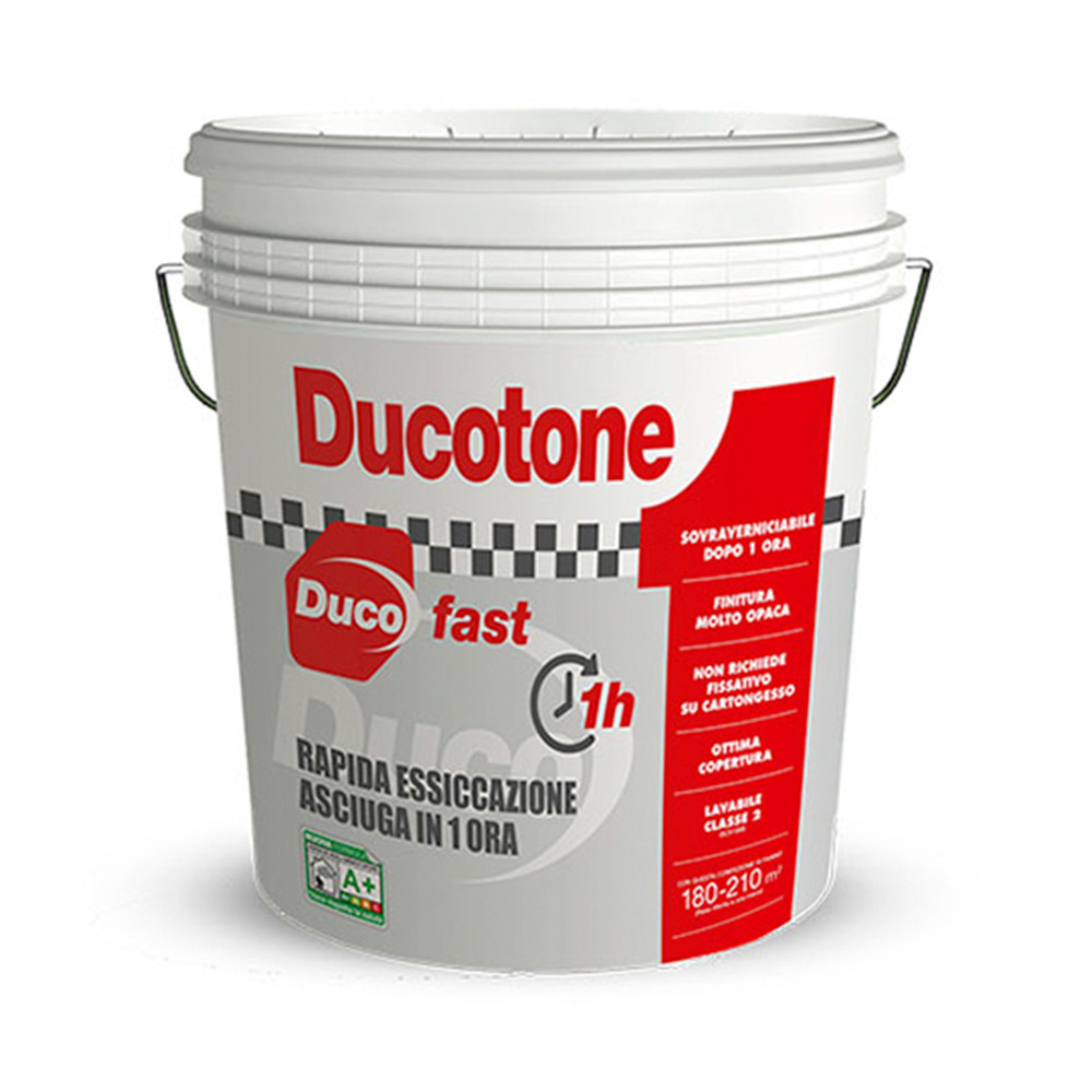 Duco Ducotone fast bianco pittura superlavabile a rapida essiccazione