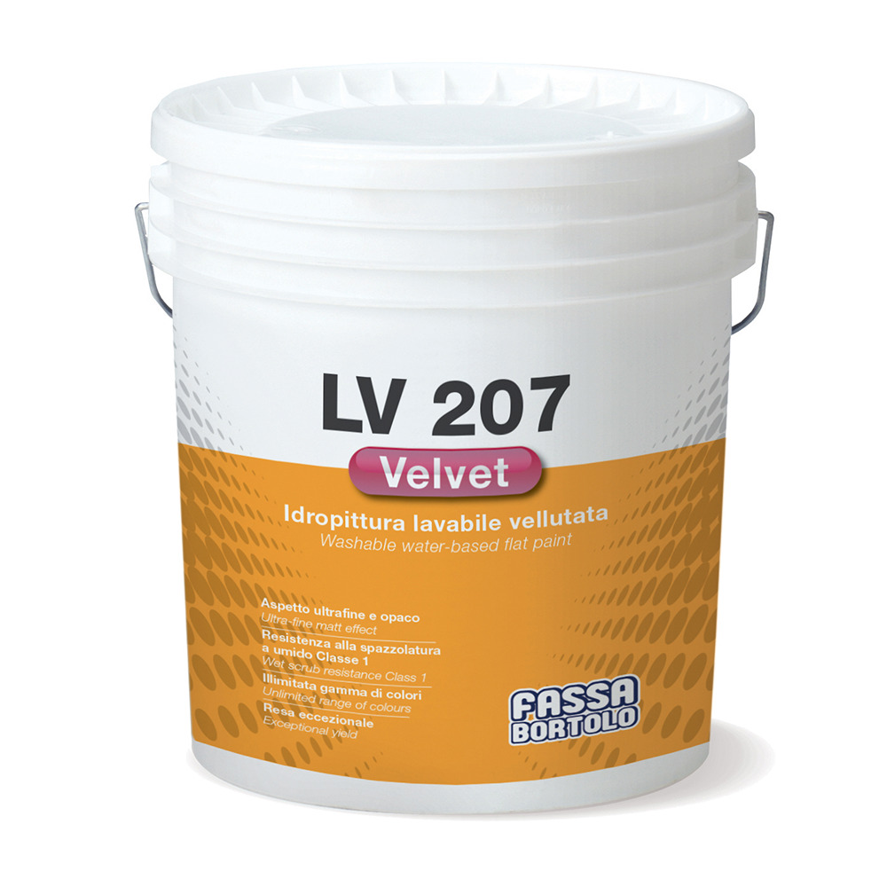 Fassa  LV 207 bianco idropittura superlavabile vellutata