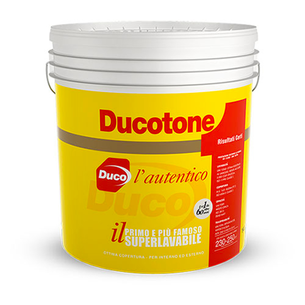 Duco Ducotone classico bianco pittura murale superlavabile dall’elegante finitura vellutata