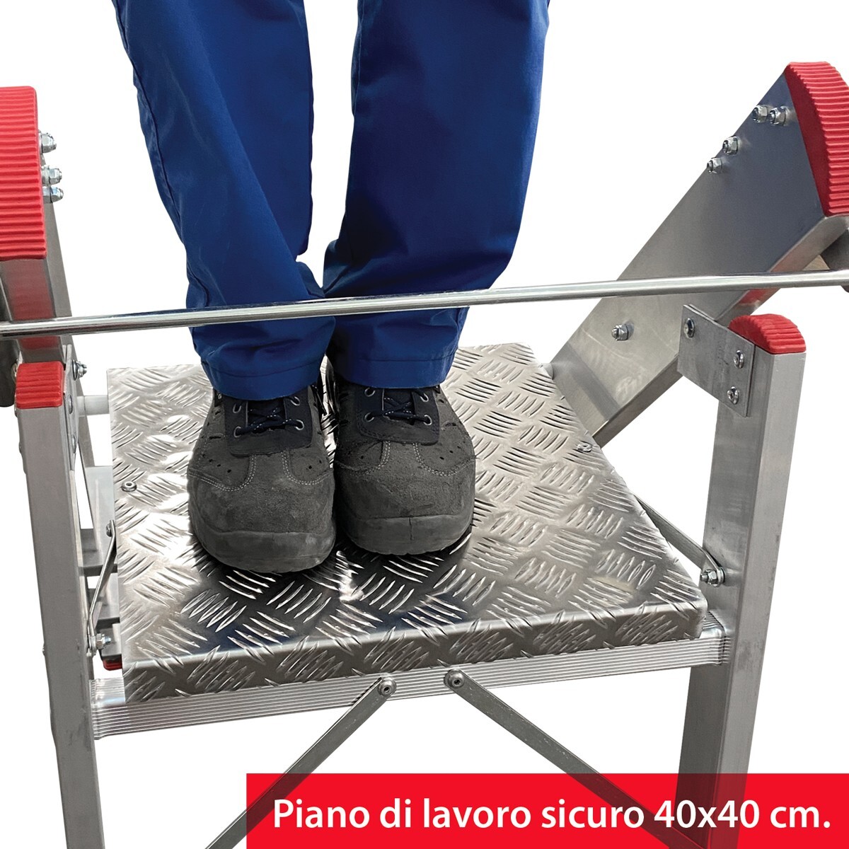 Faraone  CM sgabello professionale in alluminio