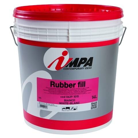 Impa Rubber fill bianco pittura elastomerica riempitiva anticavillature