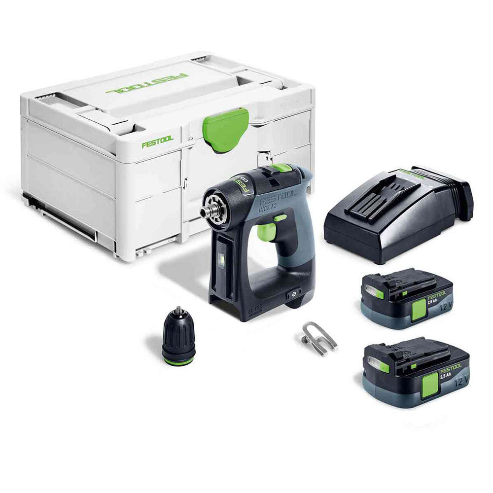 Festool trapano avvitatore a batteria CXS 12 2,5-Plus - 576864