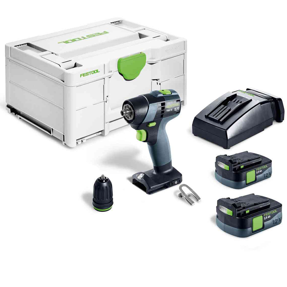 Festool trapano avvitatore a batteria TXS 12 2,5-Plus - 576873