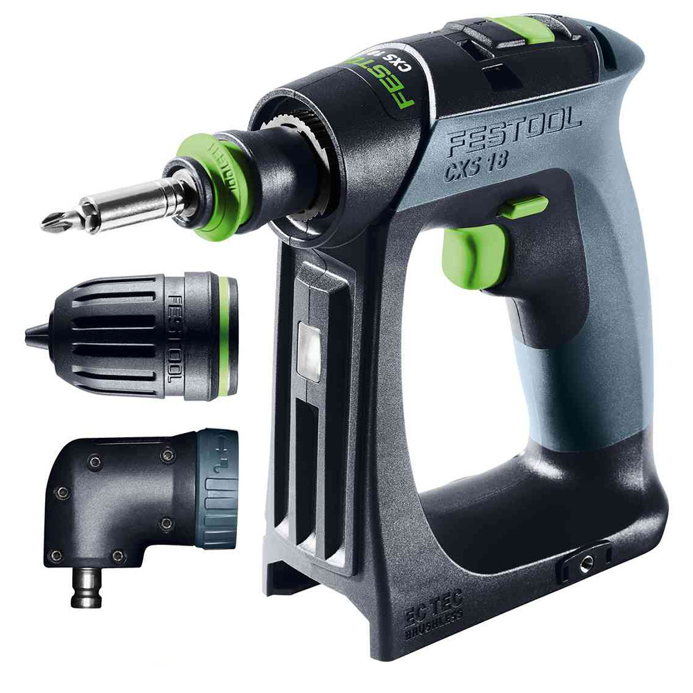 Festool trapano avvitatore a batteria CXS 18-Basic-set - 577333 - (CARICAbatteria E batteria NON INCLUSI)