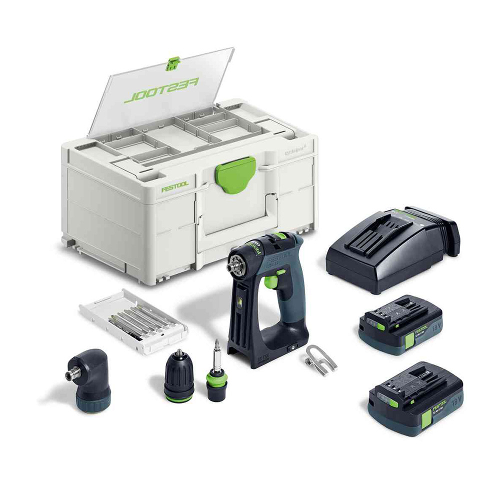 Festool trapano avvitatore a batteria CXS 18 C 3,0-set - 576884