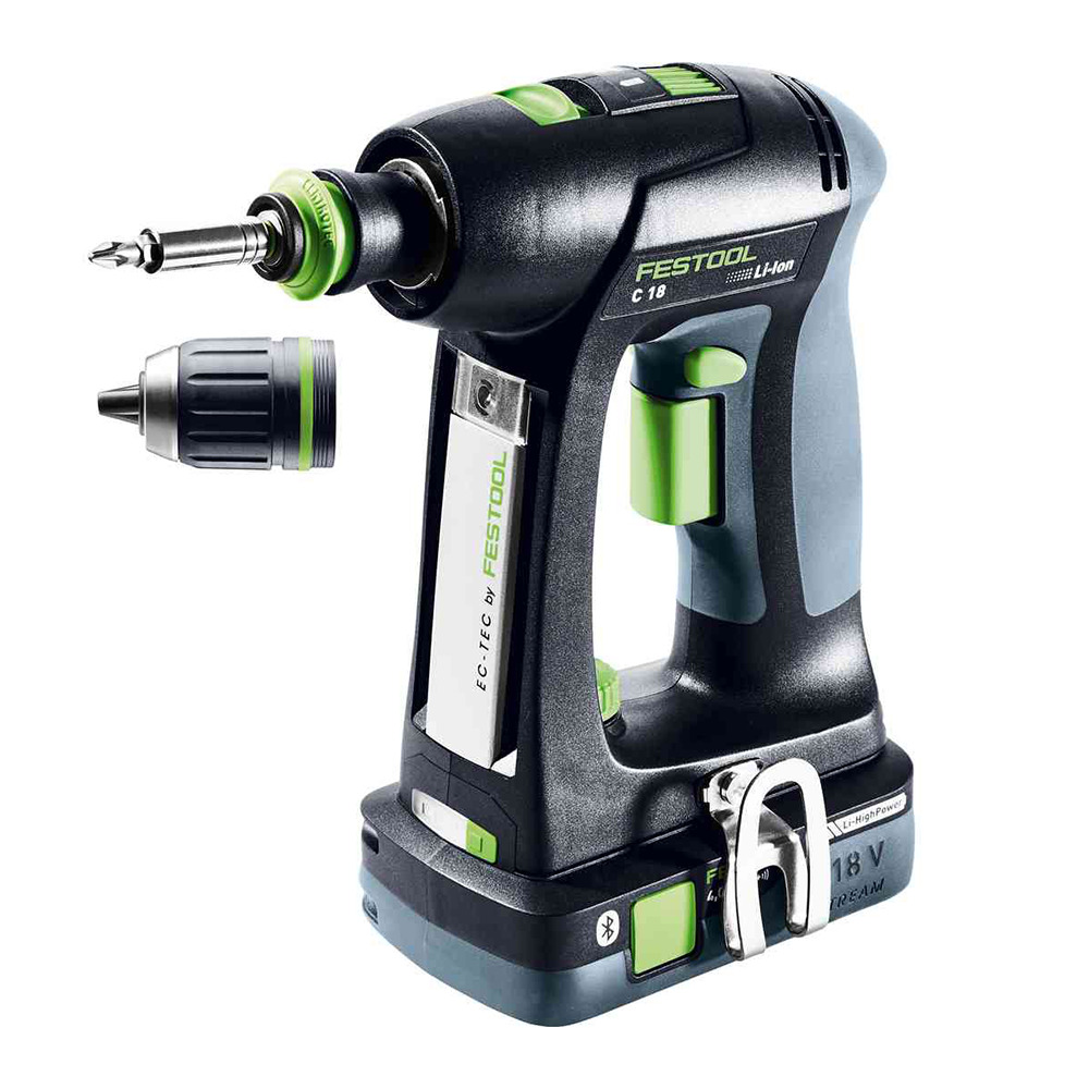 Festool trapano avvitatore a batteria C 18 HPC 4,0 I-Plus - 576435