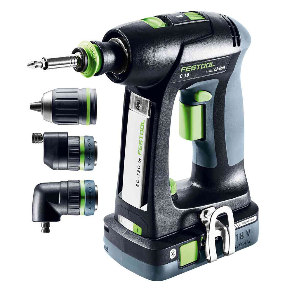 Festool trapano avvitatore a batteria C 18 HPC 4,0 I-set - 577617