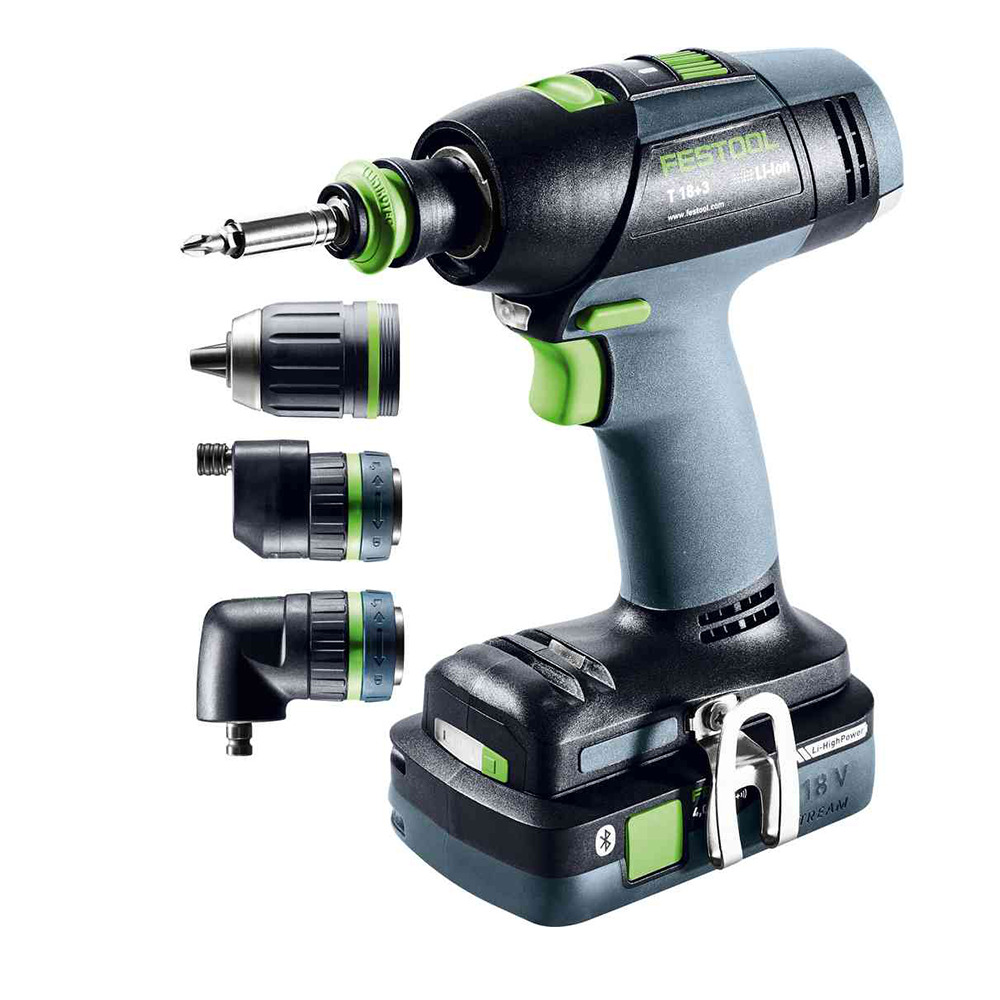 Festool trapano avvitatore a batteria T 18+3 HPC 4,0 I-set - 577609