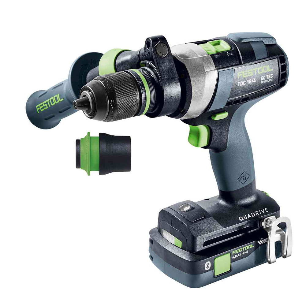 Festool trapano avvitatore a batteria QUADRIVE TDC 18/4 5,0/4,0 I-Plus - 577649