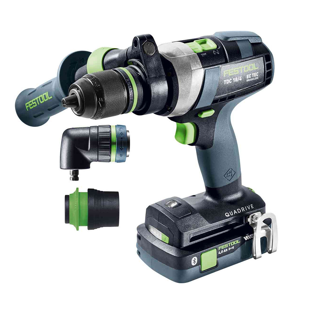 Festool trapano avvitatore a batteria QUADRIVE TDC 18/4 5,0/4,0 I-set - 577612