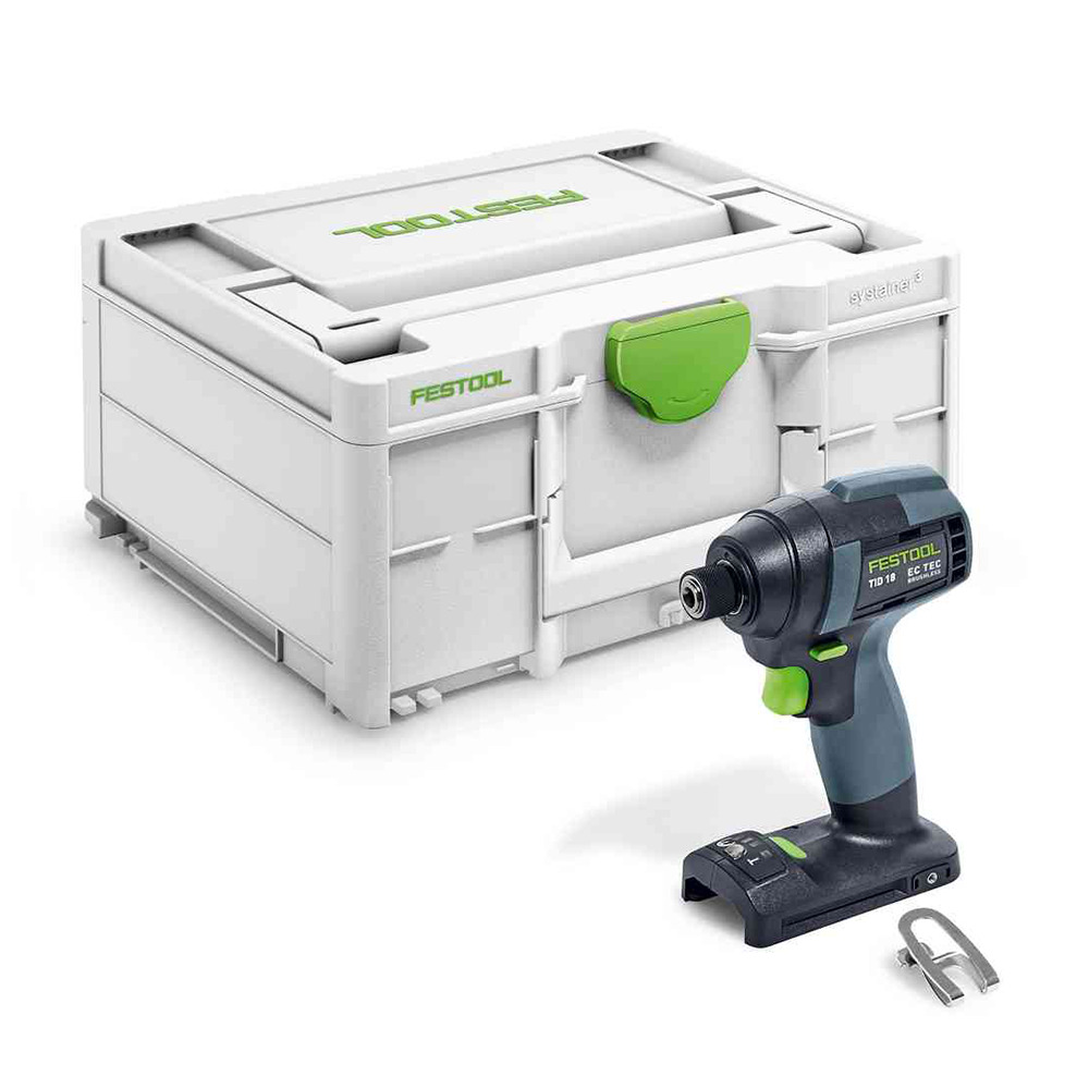 Festool avvitatore a impulsi a batteria TID 18-Basic - 576481 - (batteria E CARICABATTERIE NON INCLUSI)