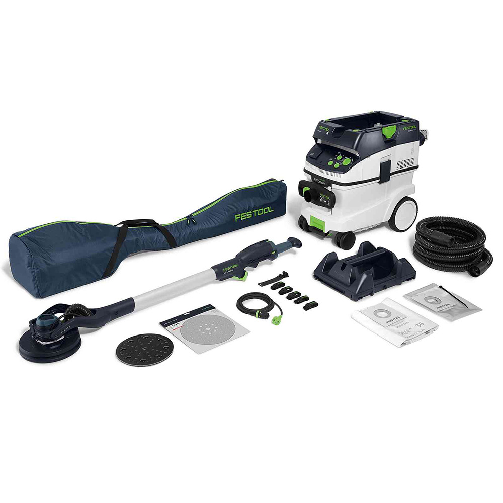 Festool set con levigatrice a stelo e aspiratore PLANEX LHS 2-M 225 EQ/CTM 36-set - 577458