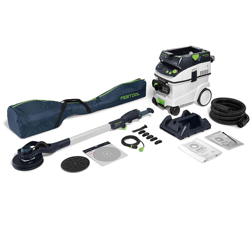 Festool set con levigatrice a stelo e aspiratore PLANEX LHS 2-M 225 EQ/CTL 36-set - 577457