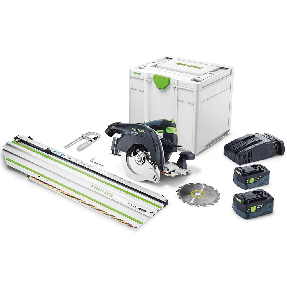 Festool sega a batteria a cappa oscillante HKC 55 5,0 EBI-set-FSK 420 - 577675