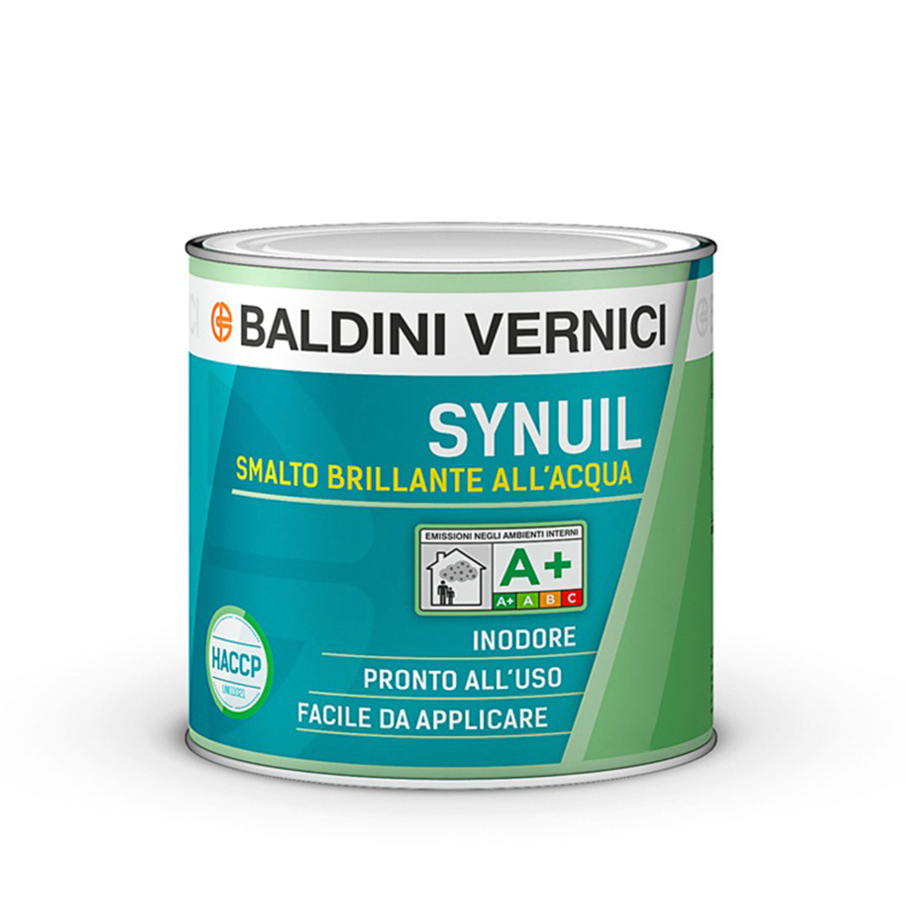 Baldini Synuil smalto bianco brillante all'acqua ad elevata copertura