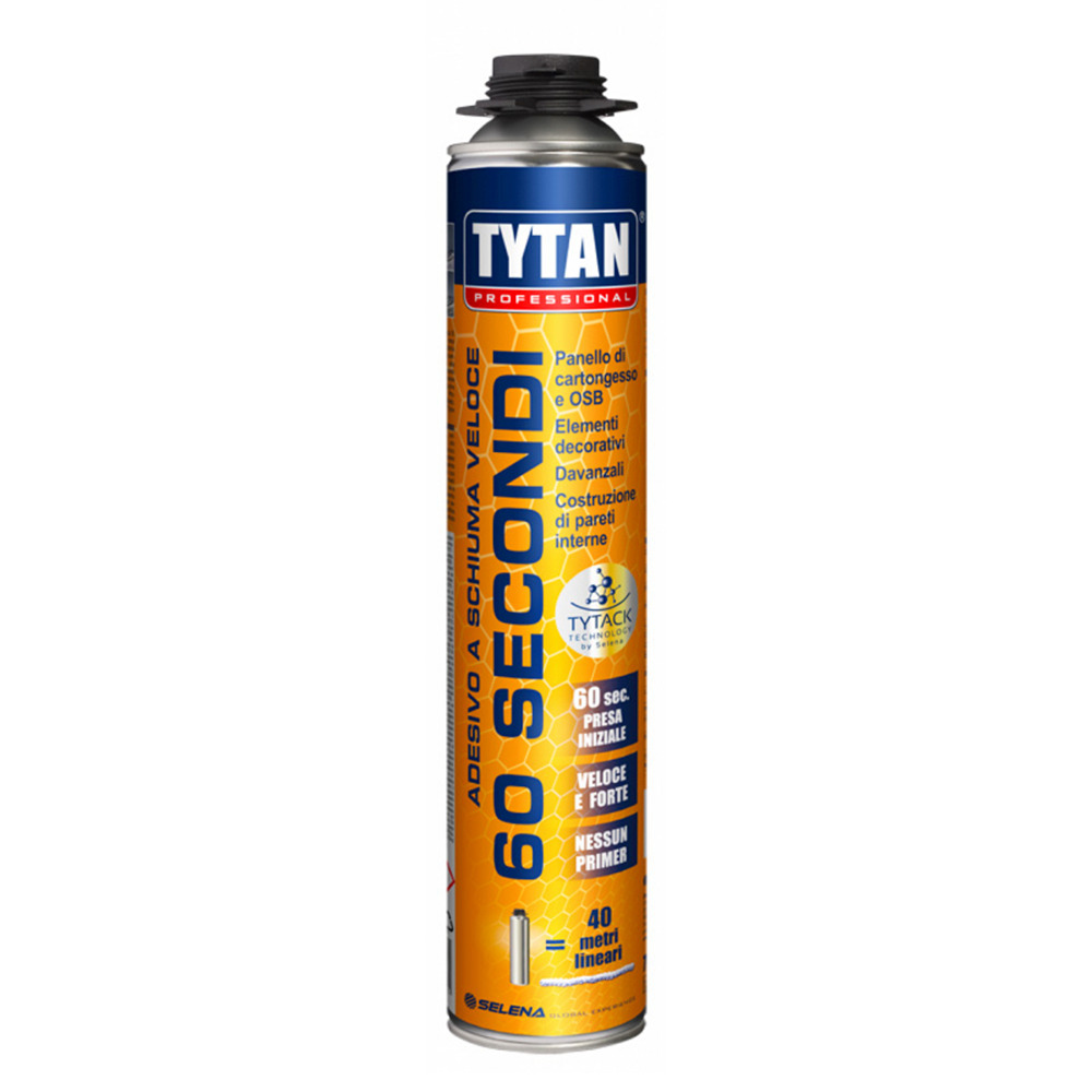 Tytan schiuma adesiva per pistola 60 secondi 750 ml