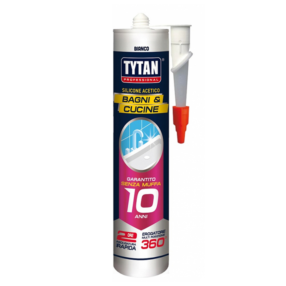 Tytan silicone acetico bagni e cucine 280 ml