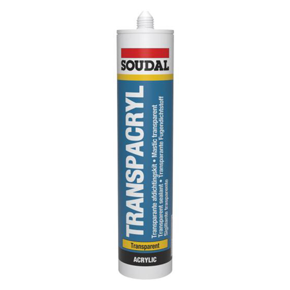 Soudal Transpacryl Sigillante acrilico trasparente 310 ml