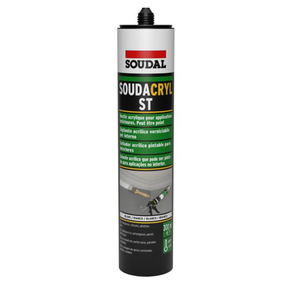 Soudal  Soudacryl ST Sigillante acrilico bianco 300 ml