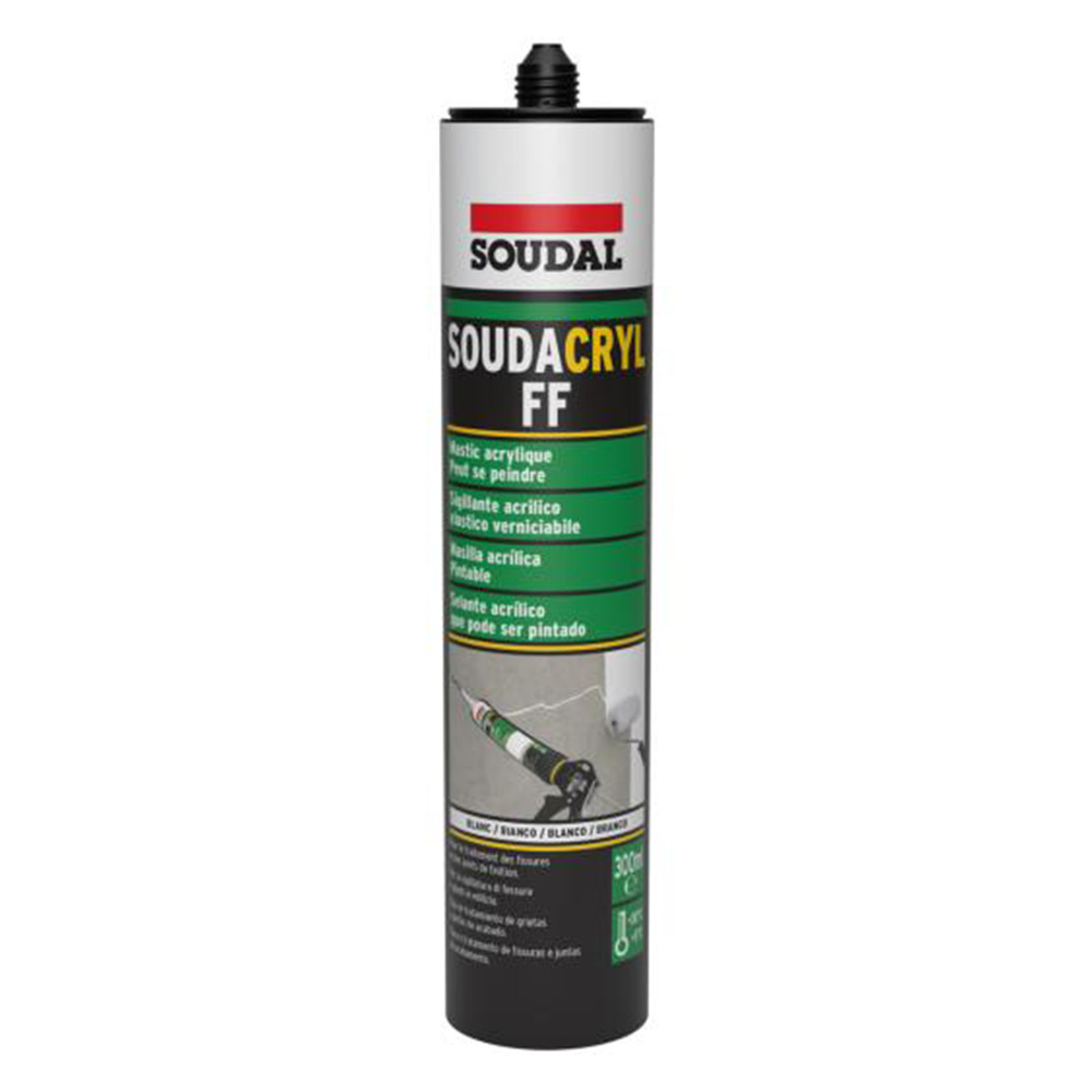 Soudal Soudacryl FF bianco 300ml - Sigillante elastico