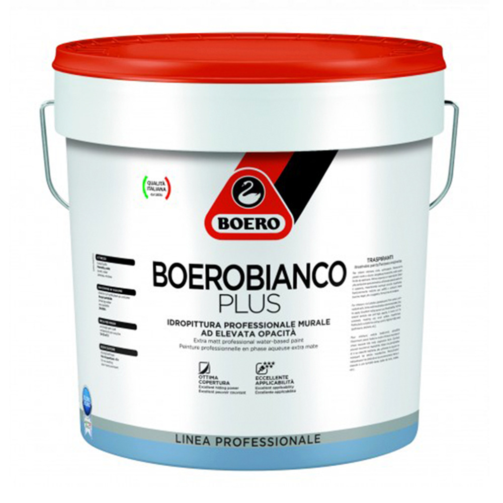 Boero BiancoPlus bianco idropittura murale ad alta opacità