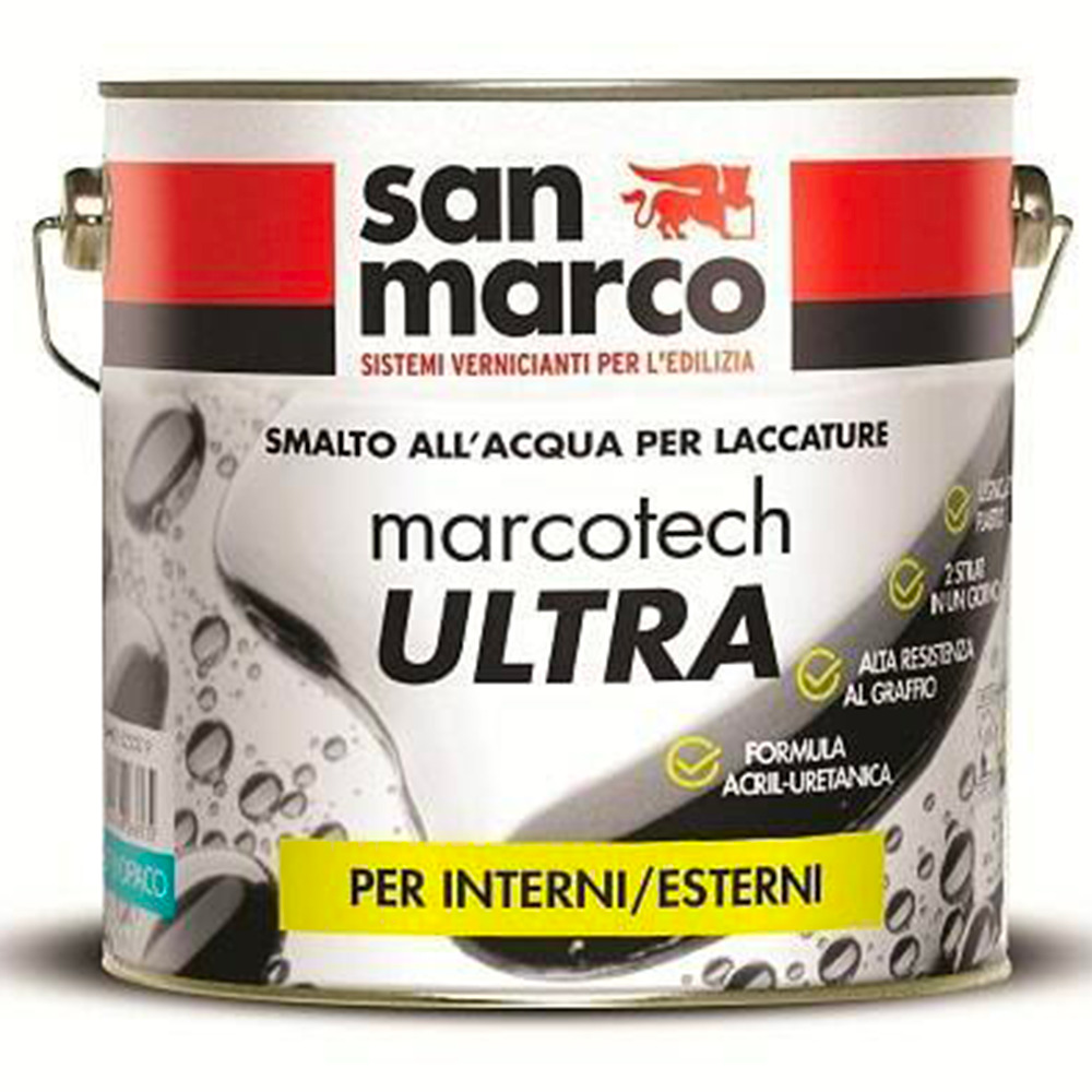 San Marco Marcotech ultra au10 smalto all'acqua per laccatura opaca