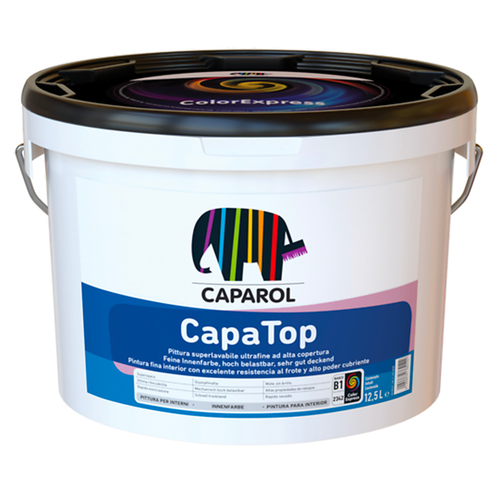 Caparol Capatop bianco pittura superlavabile ultrafine