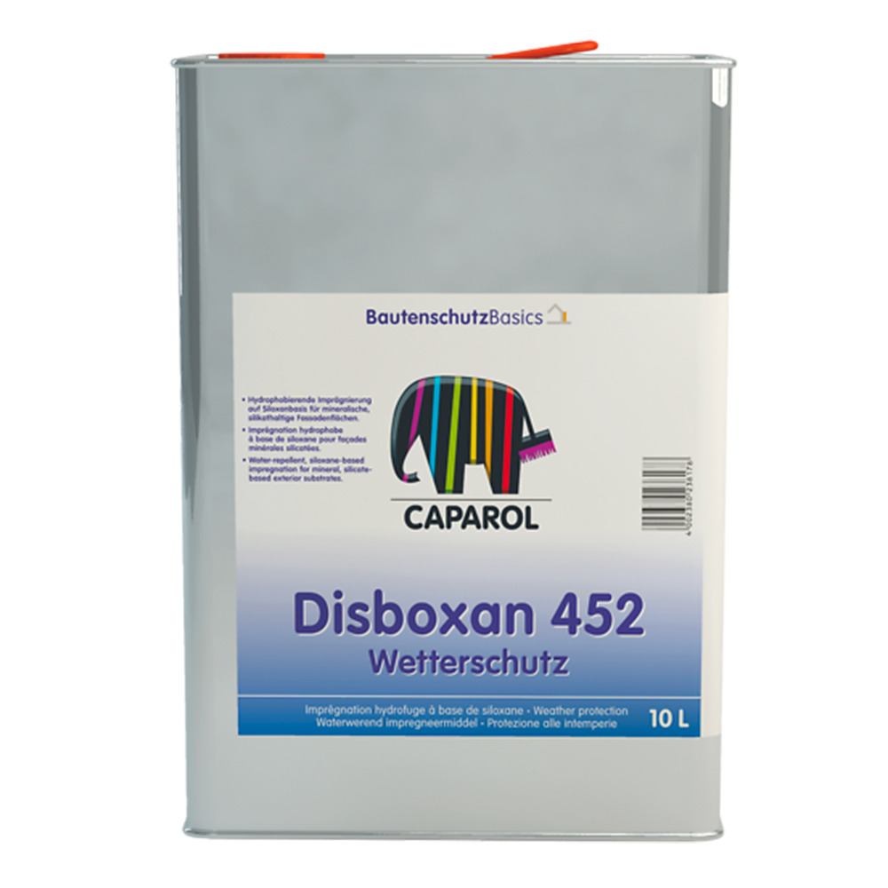 Caparol DisboXAN 452 Wetterschutz impregnante silossanico puro, idrofobico, trasparente, non visibile