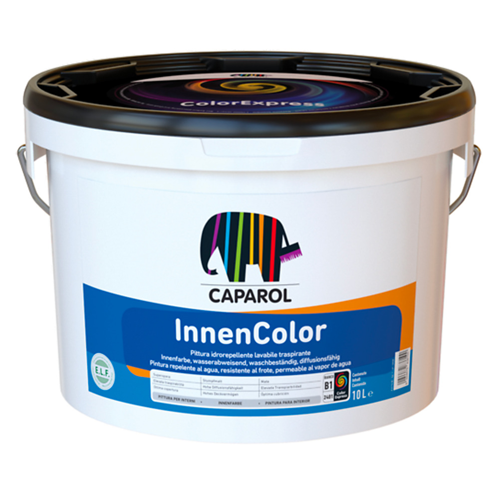 Caparol Innencolor bianco pittura idrorepellente lavabile e traspirante