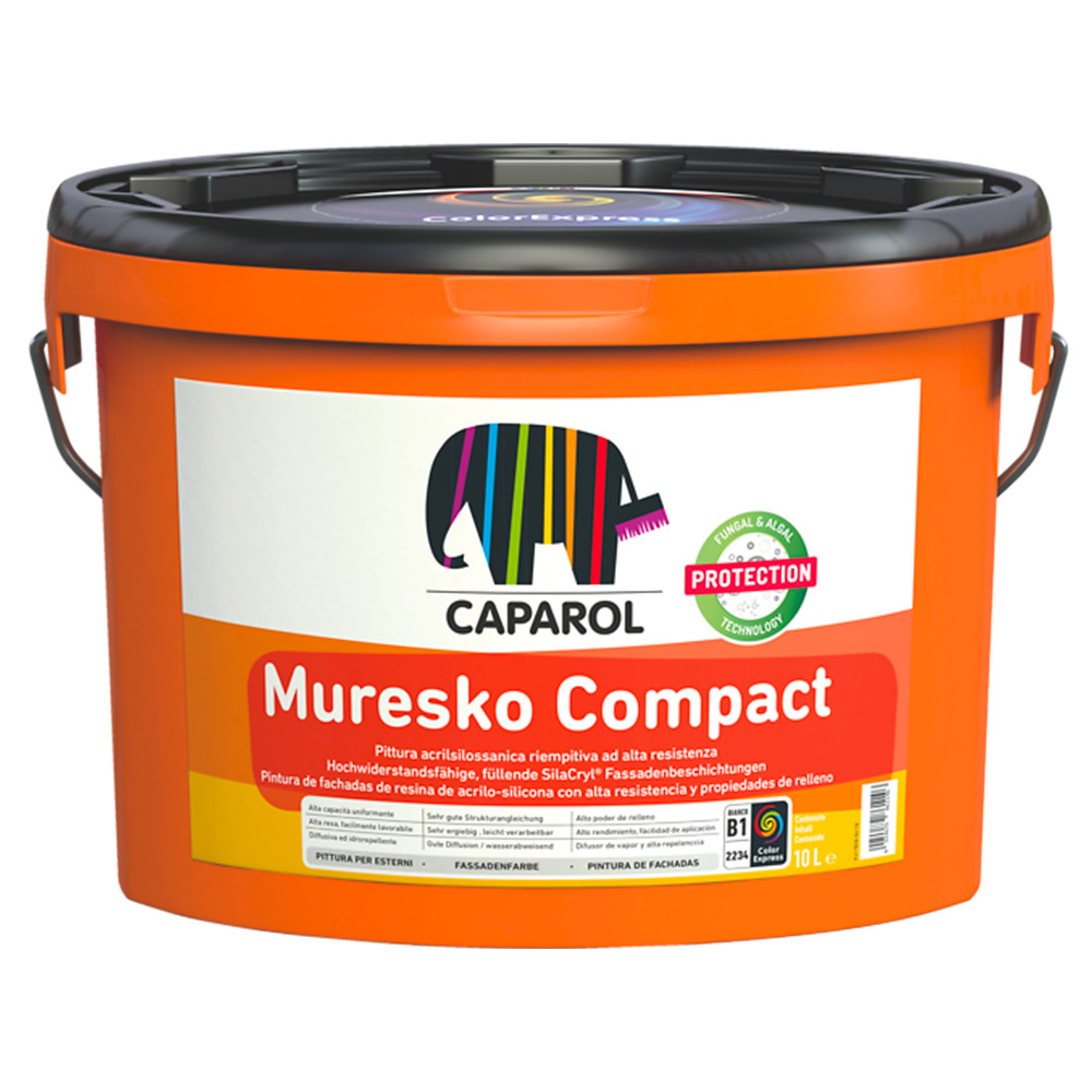 Caparol Muresko Compact bianco pittura acrilsilossanica riempitiva