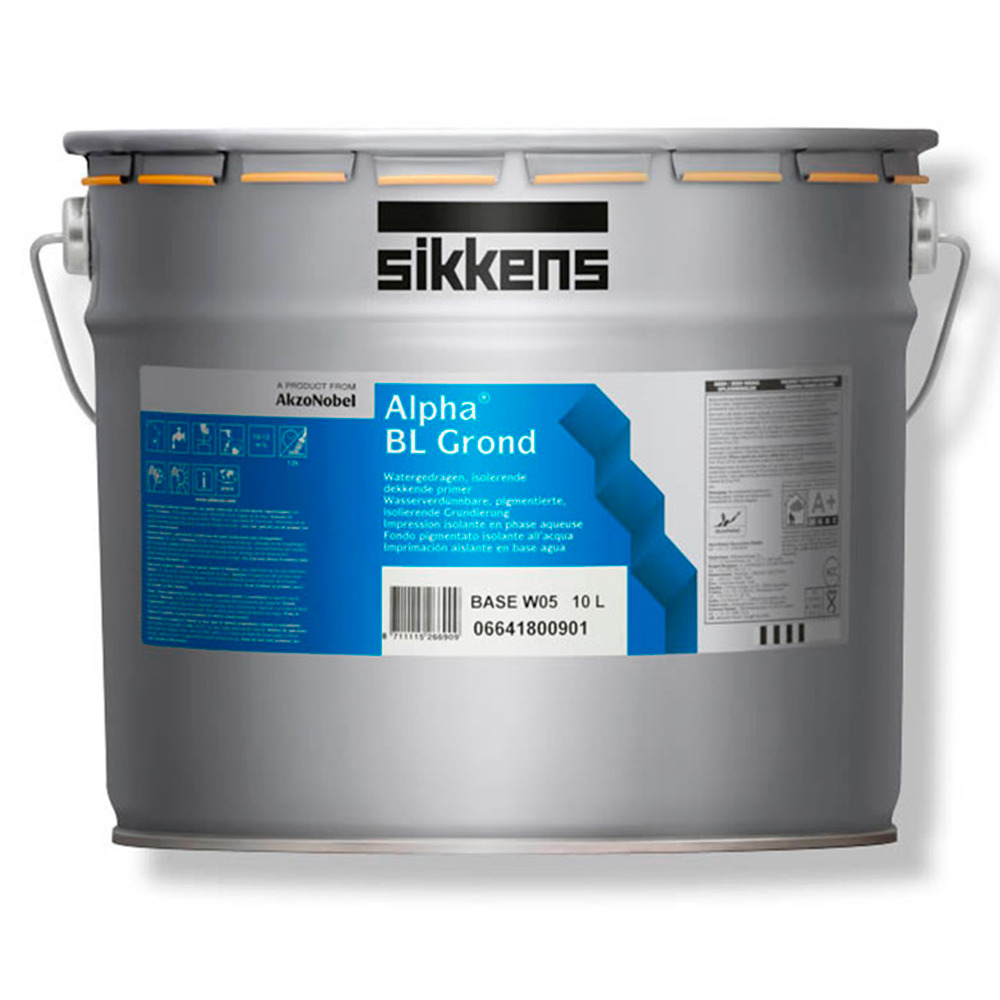 Sikkens Alpha bl grond bianco fondo pigmentato all'acqua per interno