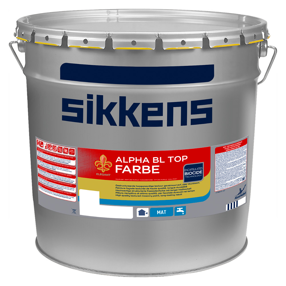 Sikkens Alpha bl top farbe bianco pittura riempitiva opaca per esterni