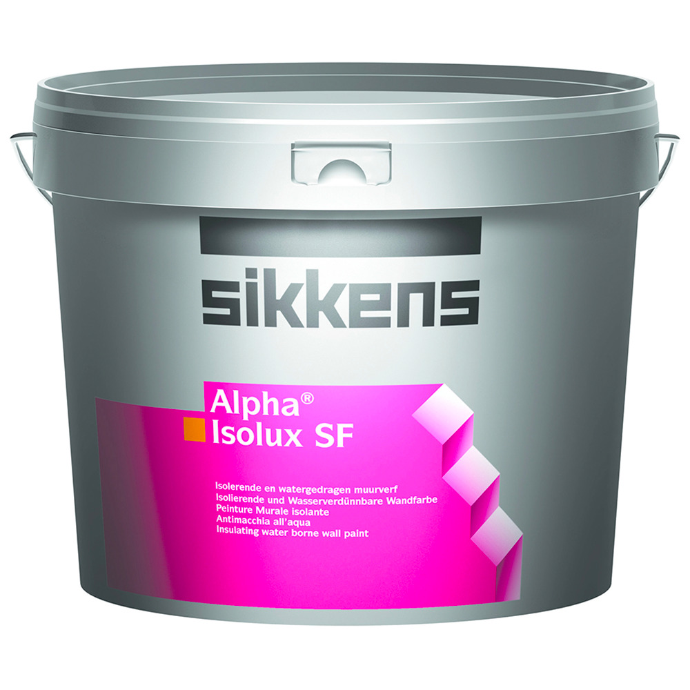 Sikkens Alpha Isolux SF bianco pittura murale all'acqua isolante e antimacchia