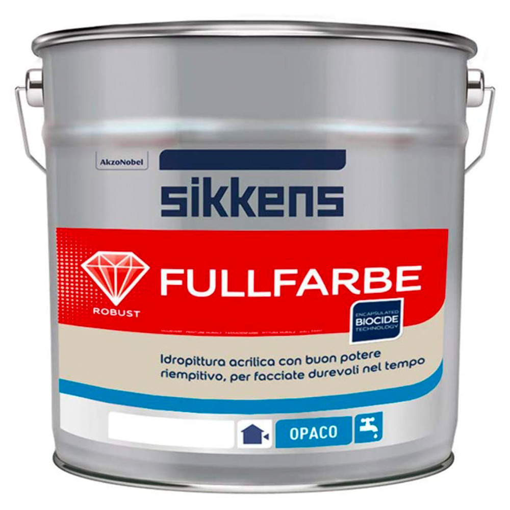 Sikkens Fullfarbe bianco idropittura riempitiva con inerti silicei fini