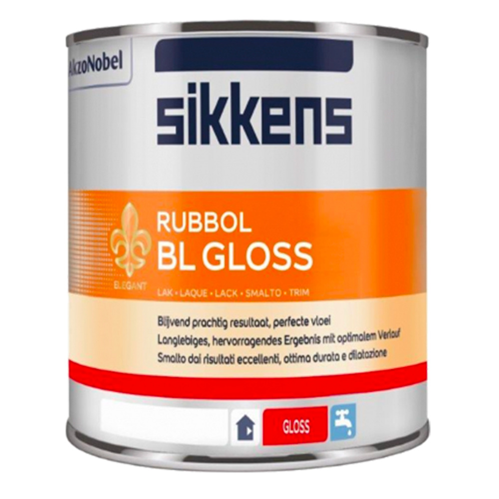 Sikkens Rubbol bl gloss bianco smalto all'acqua lucido