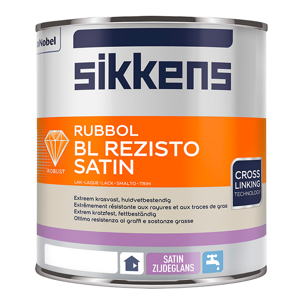 Sikkens Rubbol bl rezisto satin bianco smalto satinato all'acqua