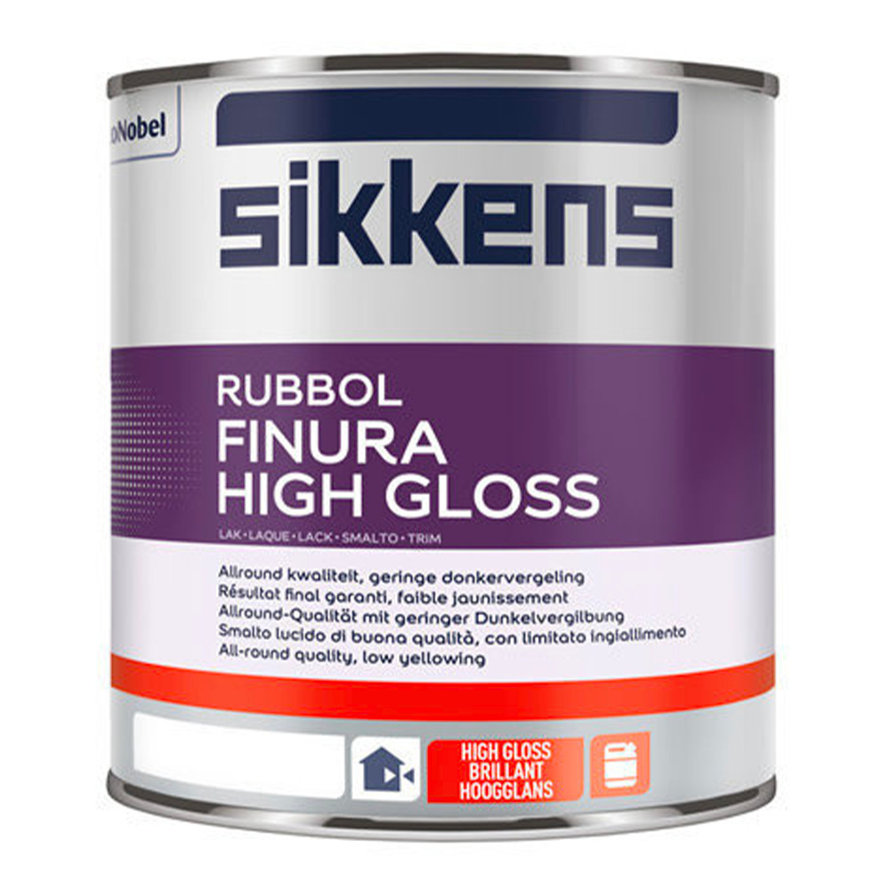 Sikkens Rubbol finura high gloss bianco smalto sintetico brillante