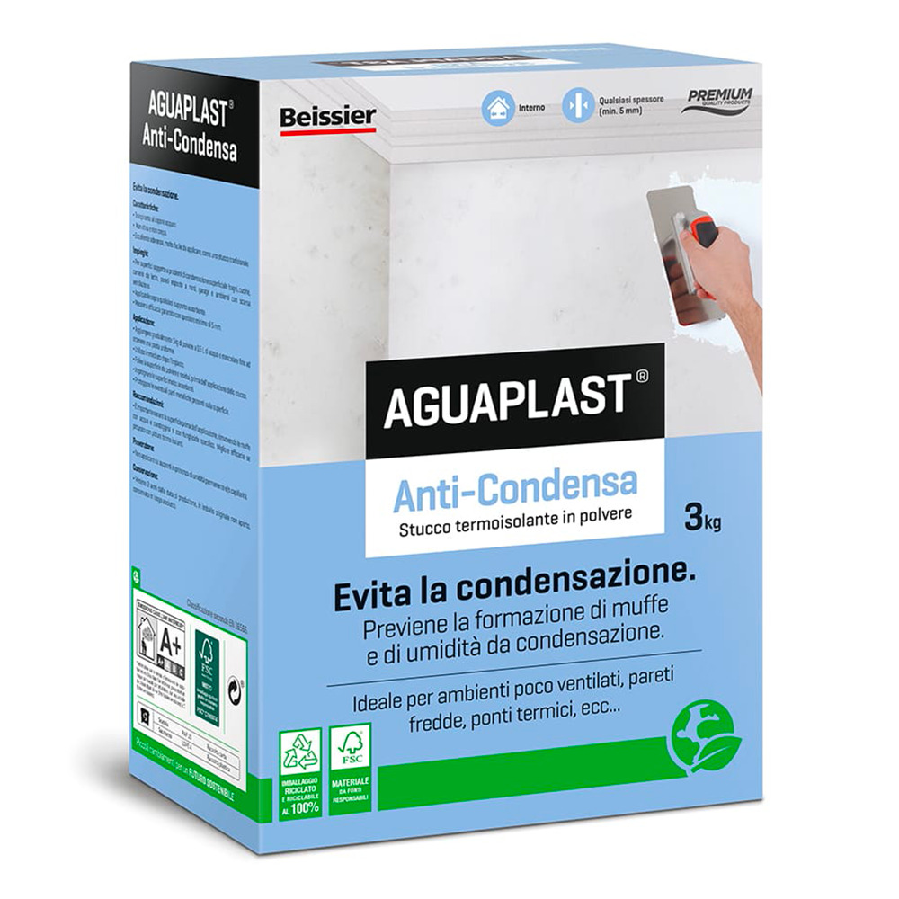 Aguaplast stucco in polvere anti condensa 9 kg