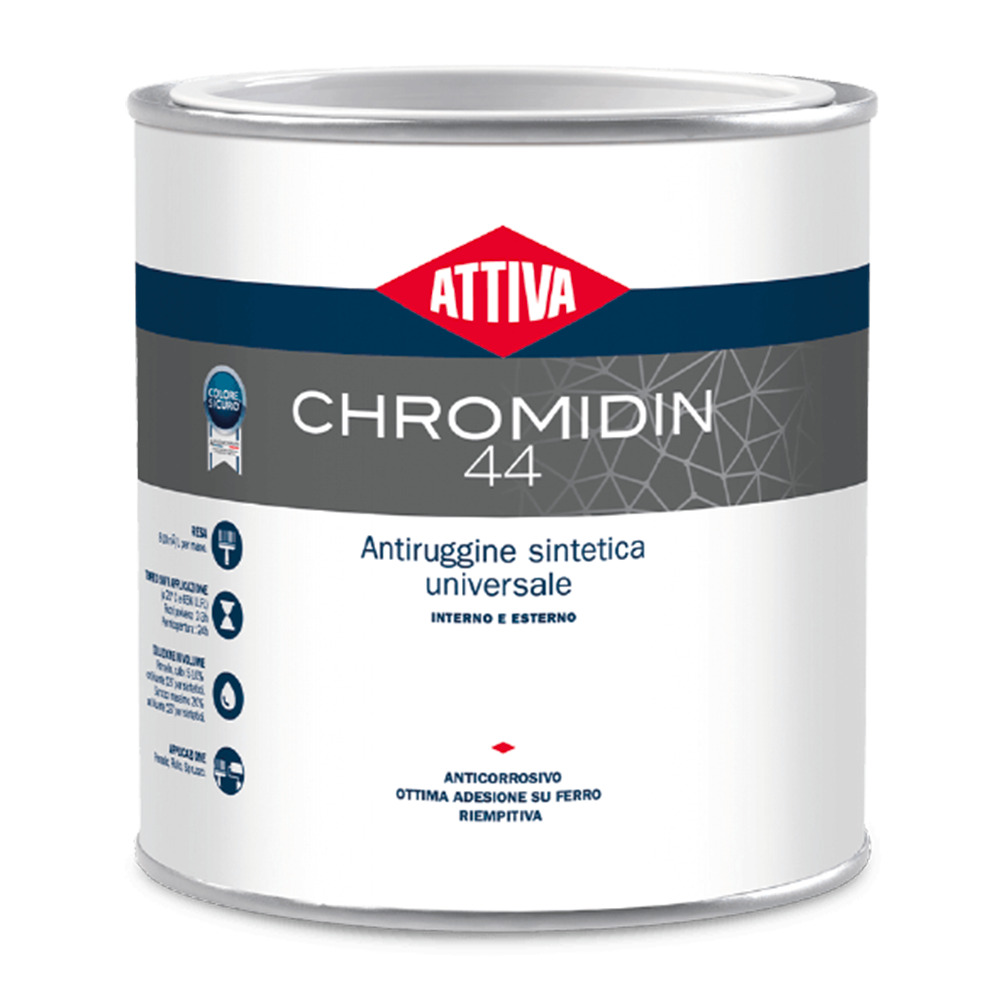 Attiva Chromidin 44 antiruggine sintetica universale