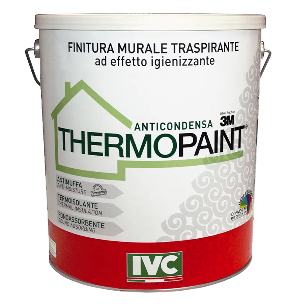 Ivc Thermopaint bianco pittura murale anticondensa, termoisolante e antimuffa