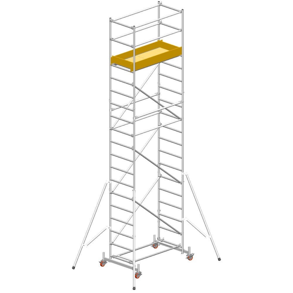 Svelt trabattello Millenium (D.Lgs.81/2008) altezza totale 5,91 mt