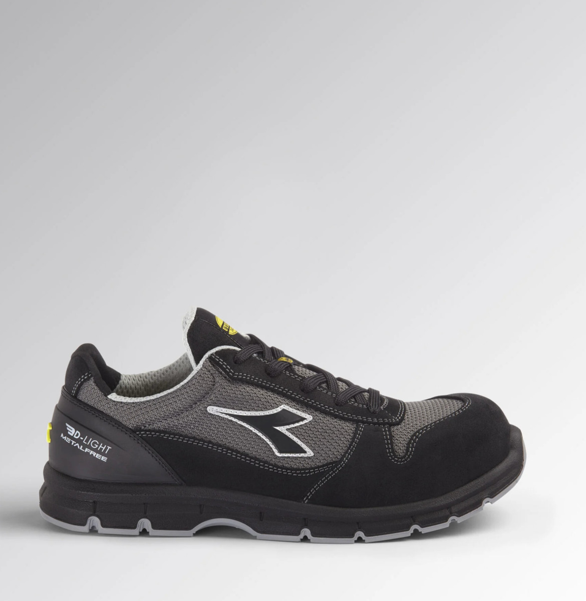 Diadora RUN TEXT LOW MET FREE S1PL FO SR ESD - Colore: NERO/GRIGIO ANTRACITE