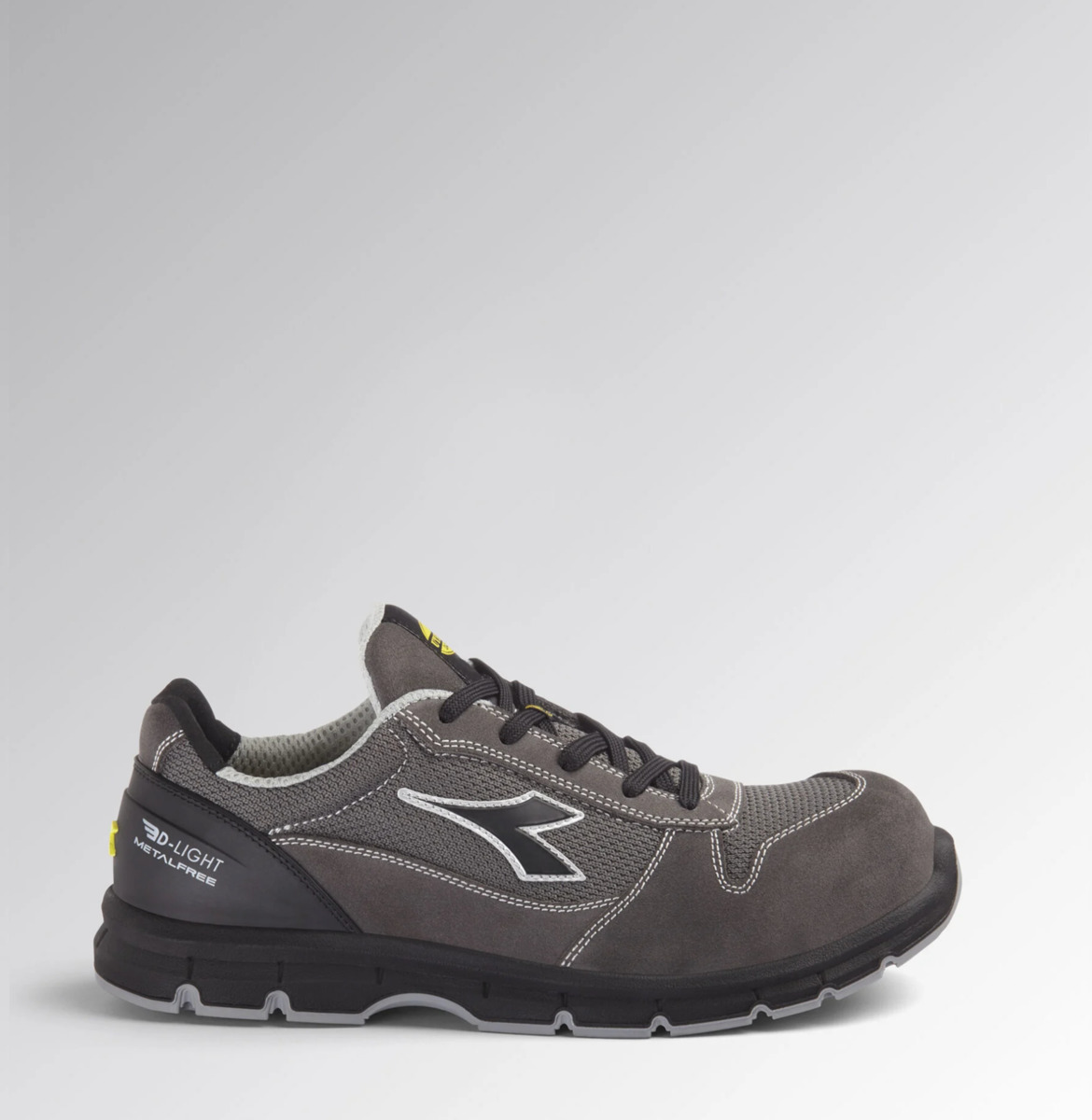 Diadora RUN TEXT LOW MET FREE S1PL FO SR ESD - Colore: GRIGIO ACCIAIO/GRIGO ANTRACITE