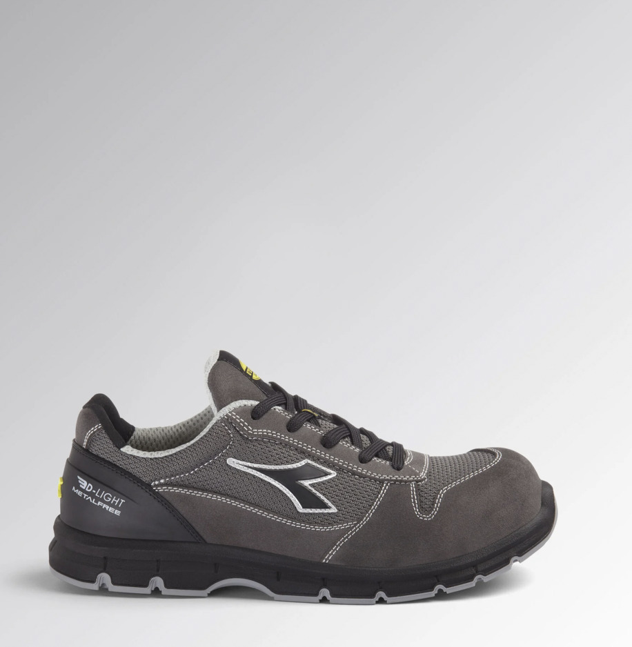 Diadora RUN TEXT LOW MET FREE S1PL FO SR ESD - Colore: GRIGIO ACCIAIO/GRIGO ANTRACITE