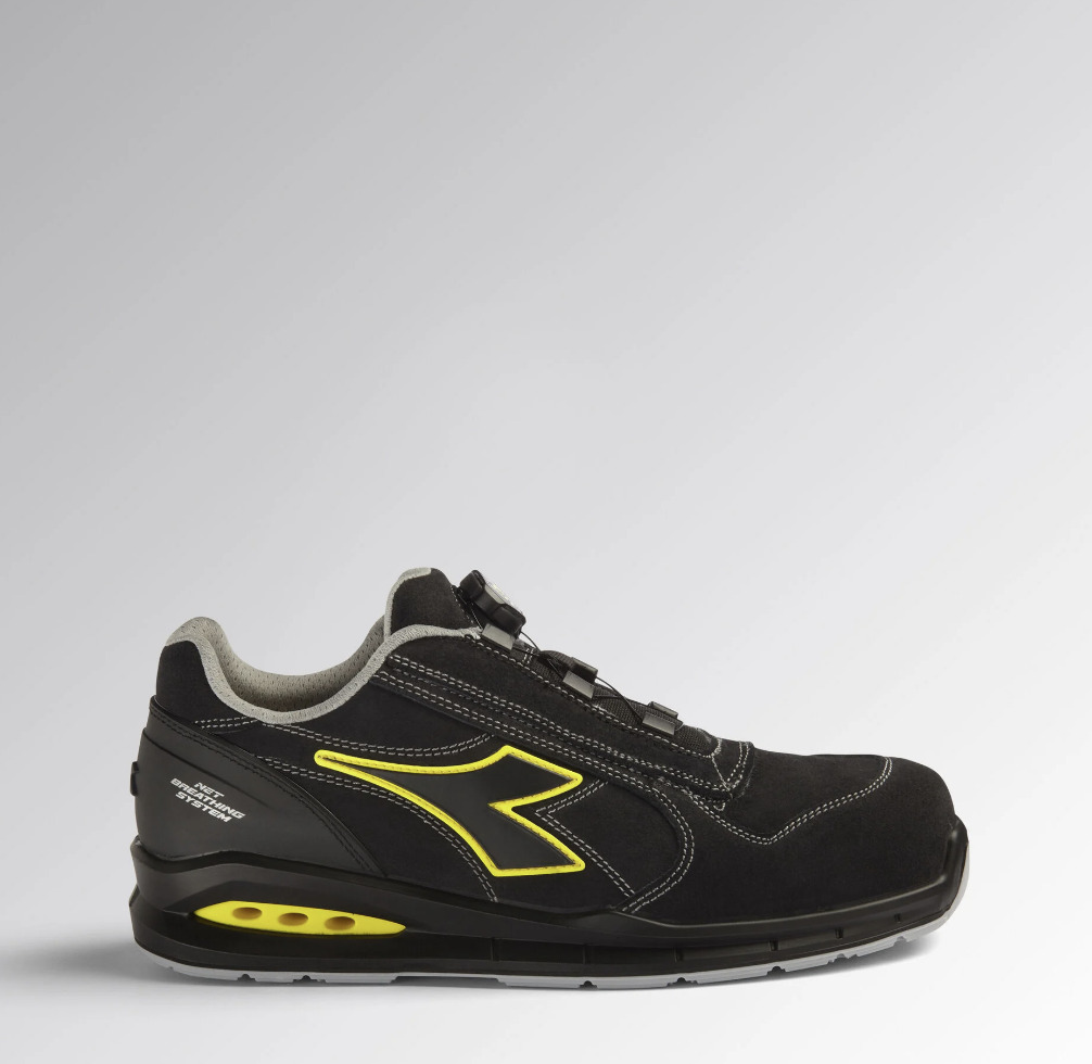 Diadora RUN NET AIRBOX QUICK LOW S3 SRC - Colore: NERO/NERO