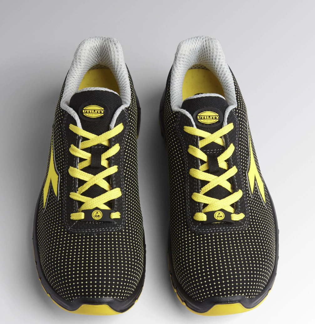 Diadora RUN ATOM LOW S3 SRC ESD Colore: NERO/GIALLO UTILITY