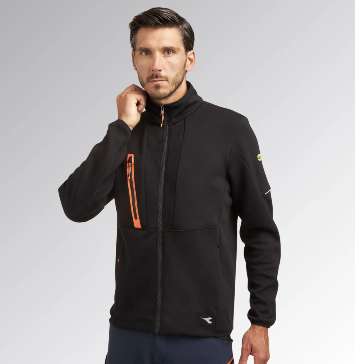 Diadora SWEATSHIRT HYBRID TACTIC - Colore: NERO