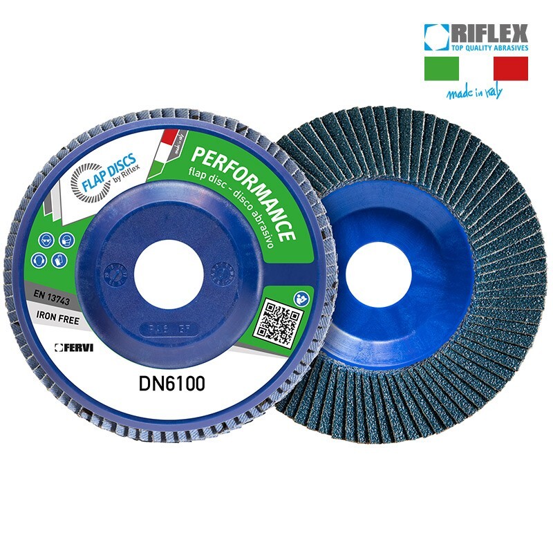 Fervi Disco lamellare Performance Classic (zirconio/nylon) DN6100-Z - T27 - Confezione 10 dischi