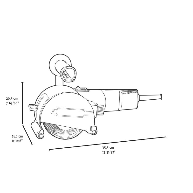 Fervi Satinatrice 110mm 1400W - Art. FFSF14003A-110K